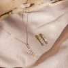 Close-Out-95240 <br> bar pendant 16"+2" .925 goldplated - Thumbnail Image 3