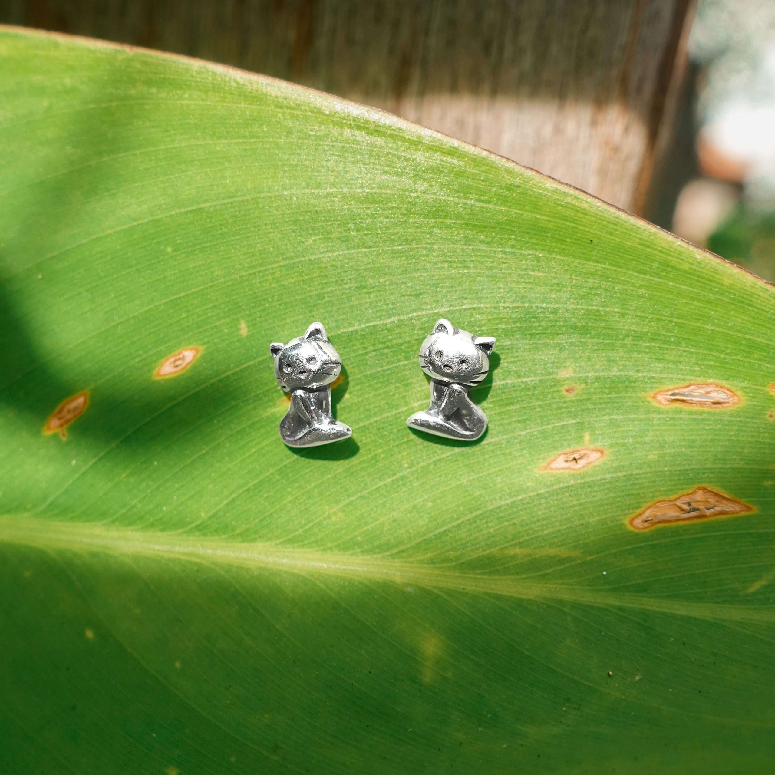 23167 <br> ear stud kitten - Image 2