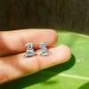 26125 <br> ear stud puppy - Sold in 2's - Thumbnail Image 3
