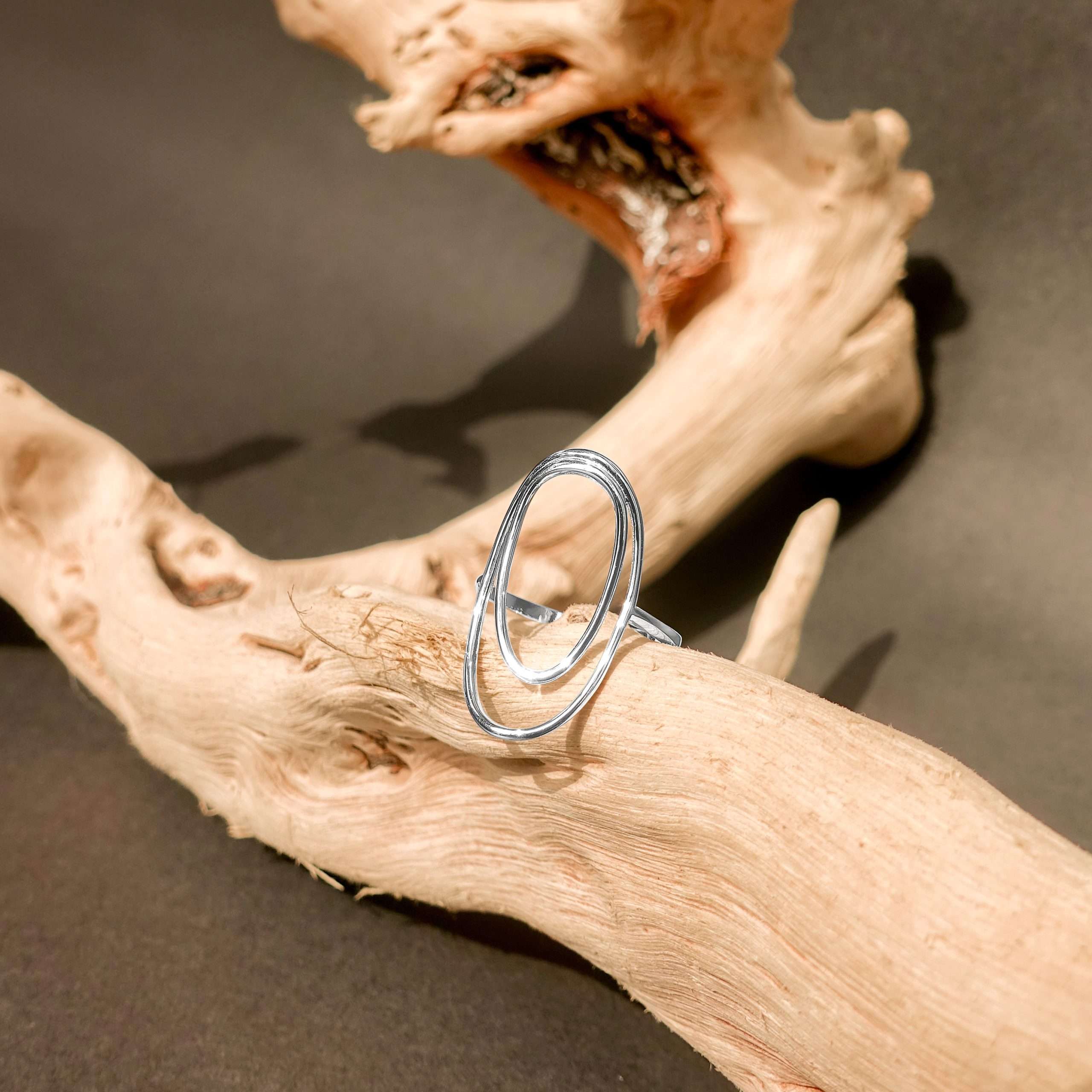 10911 <br> ring double circle - Image 2