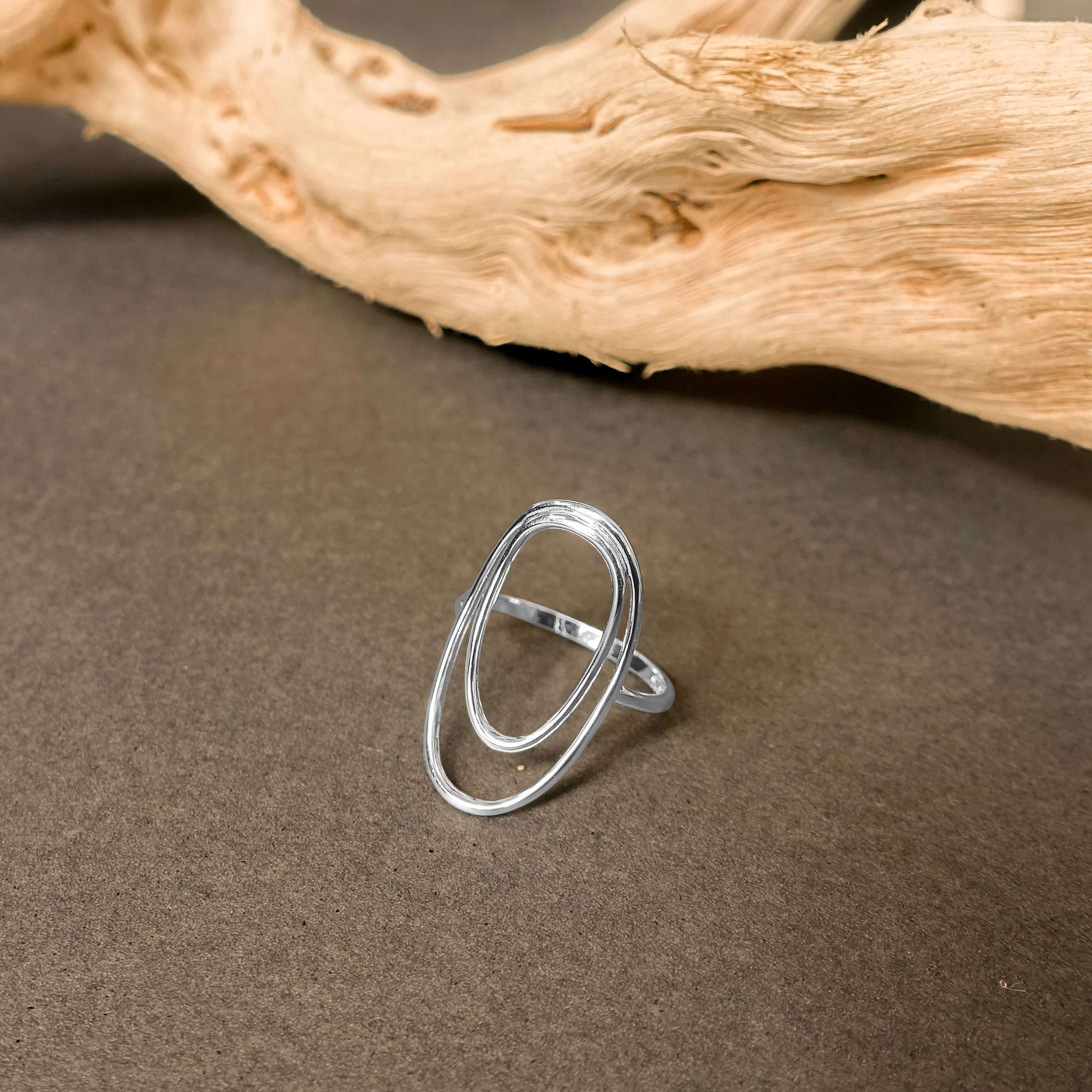 10911 <br> ring double circle - Image 3
