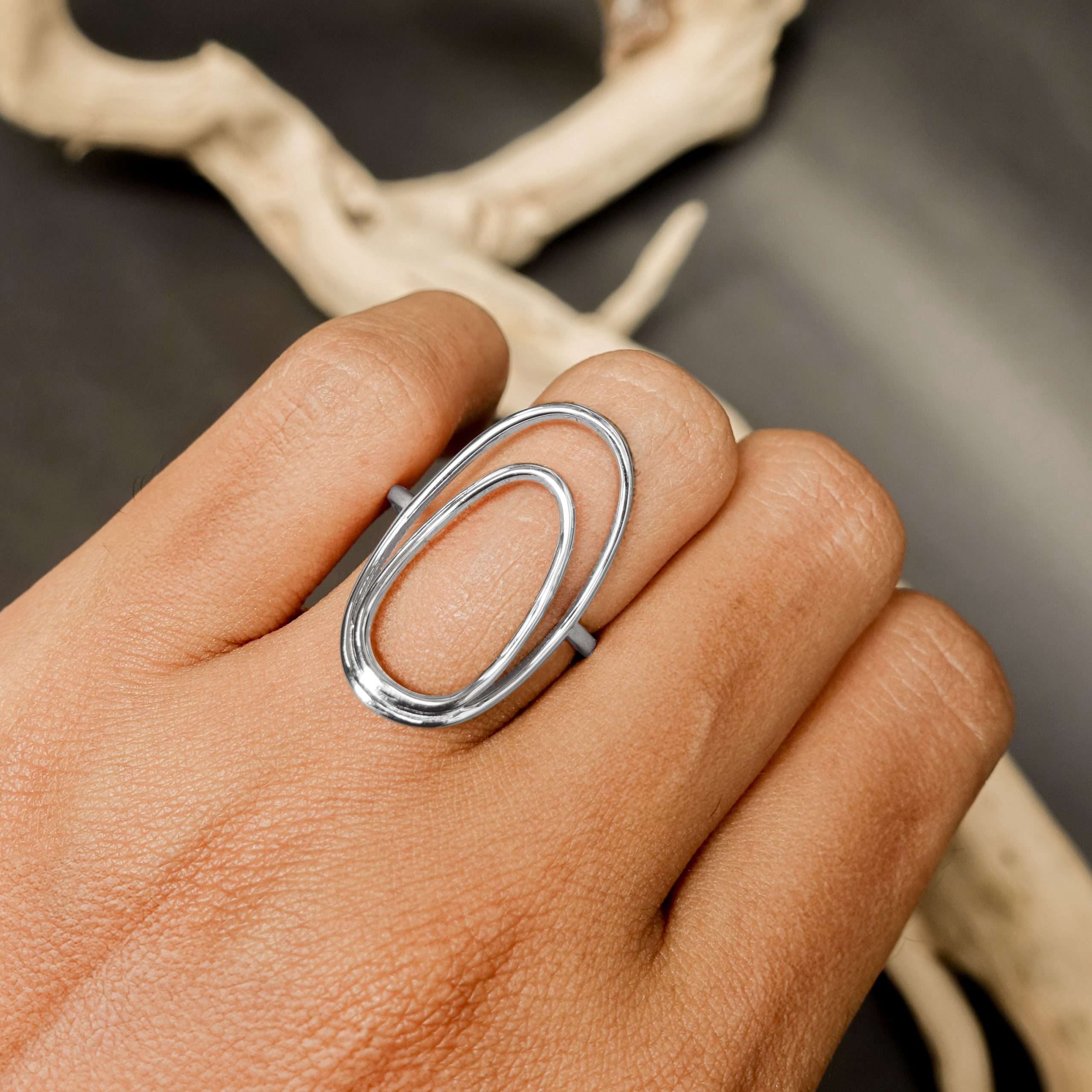 10911 <br> ring double circle - Image 4