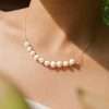 Close-Out-95175 <br> necklace freshwater pearls w/ beads 16"+2" ext.925 goldplated - Thumbnail Image 2