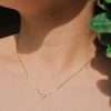 95232 <br> necklace mini heart .925 goldplated - Thumbnail Image 2