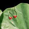 Close-Out-24270 <br> earring long hexagon CORAL - Thumbnail Image 3