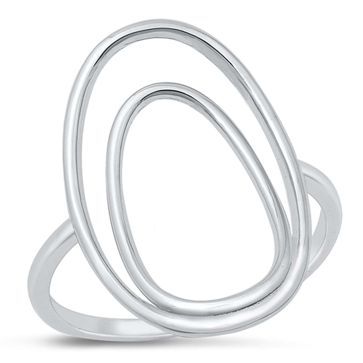 10911 <br> ring double circle - Image 1