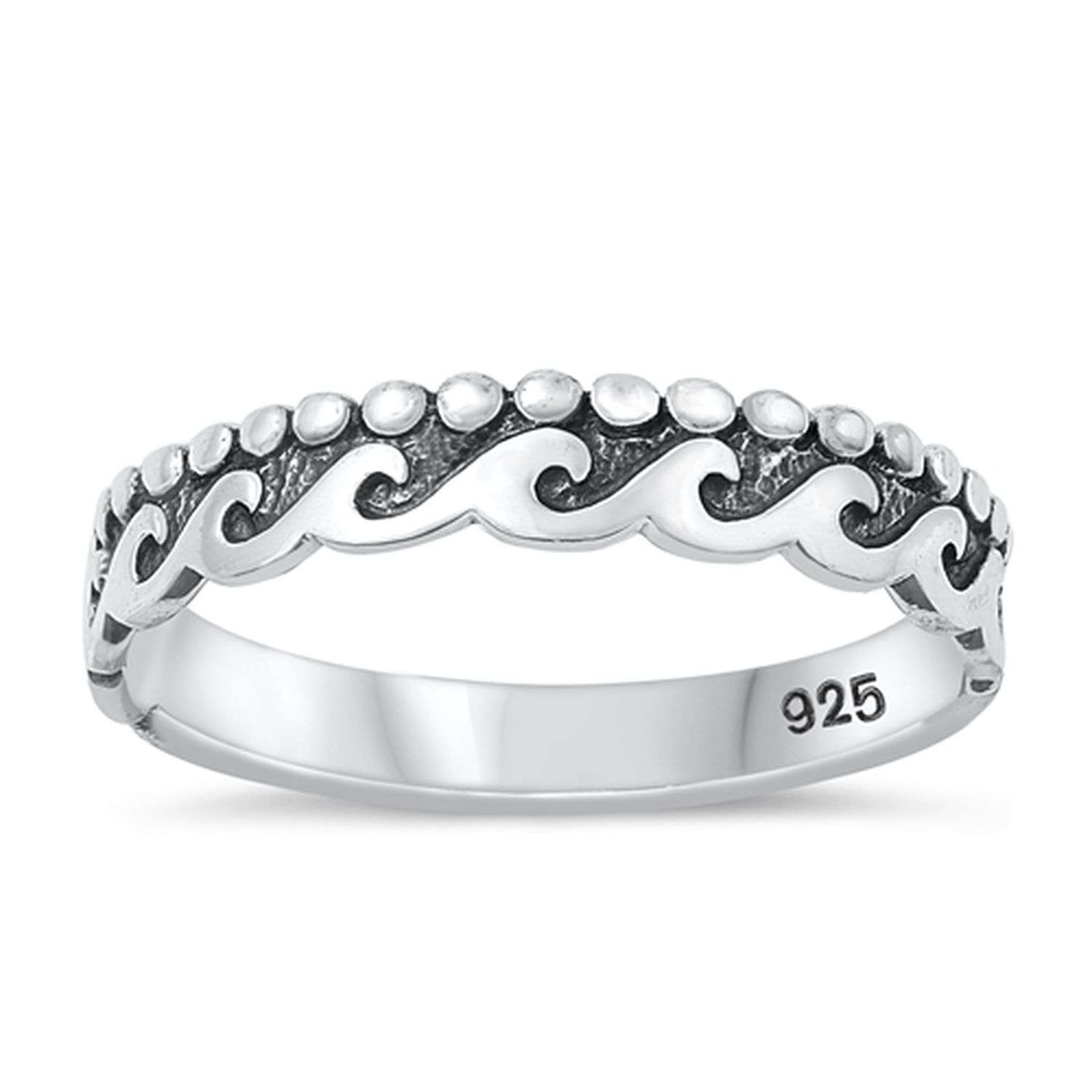10915 <br> ring wave w/ beads - Image 1