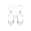 24059 <br> earring long hexagon MOP - Thumbnail Image 1