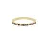91028 <br>  ring multi colored CZ  *6-9 .925gGoldplated - Thumbnail Image 1
