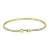 Close-Out-94989 <br> bracelet CZ tennis bracelet 19cm .925 goldplated - Thumbnail Image 1