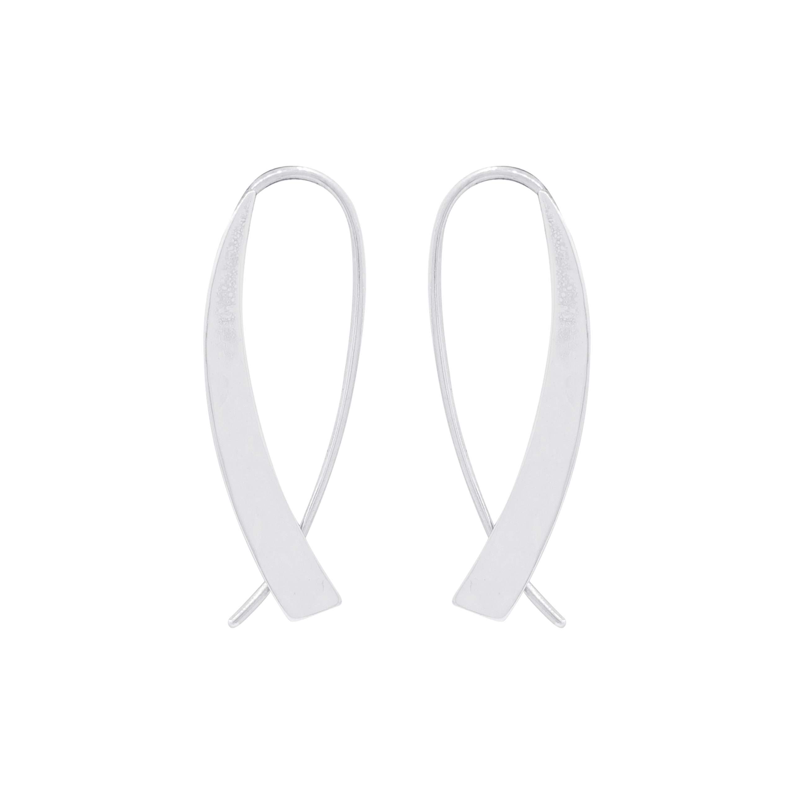 22406<br>earring hammered triangle sm - Image 1