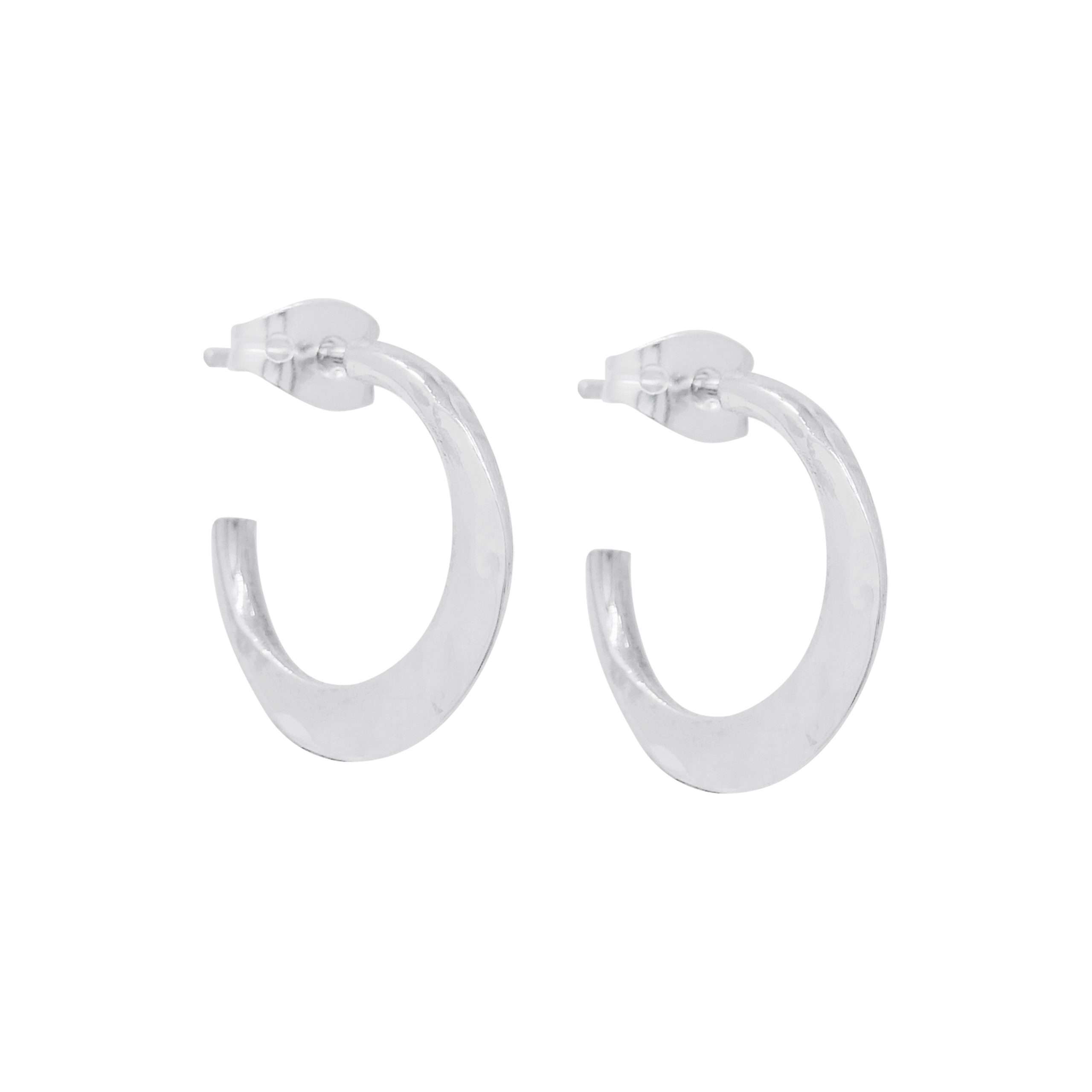 22431<br>hoop post hammered sm - Image 1