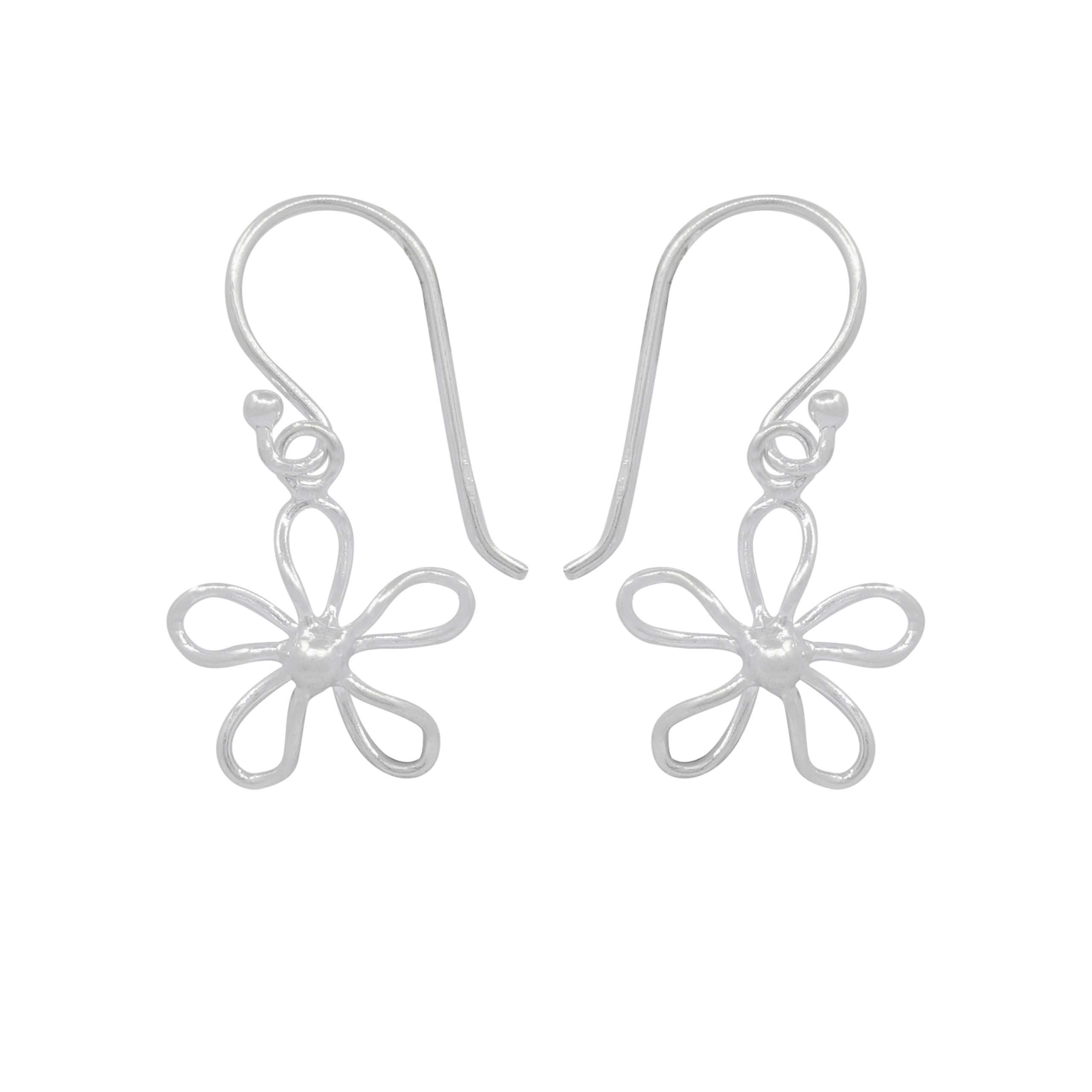 23460<br>earring 3-D mini flower - Image 1