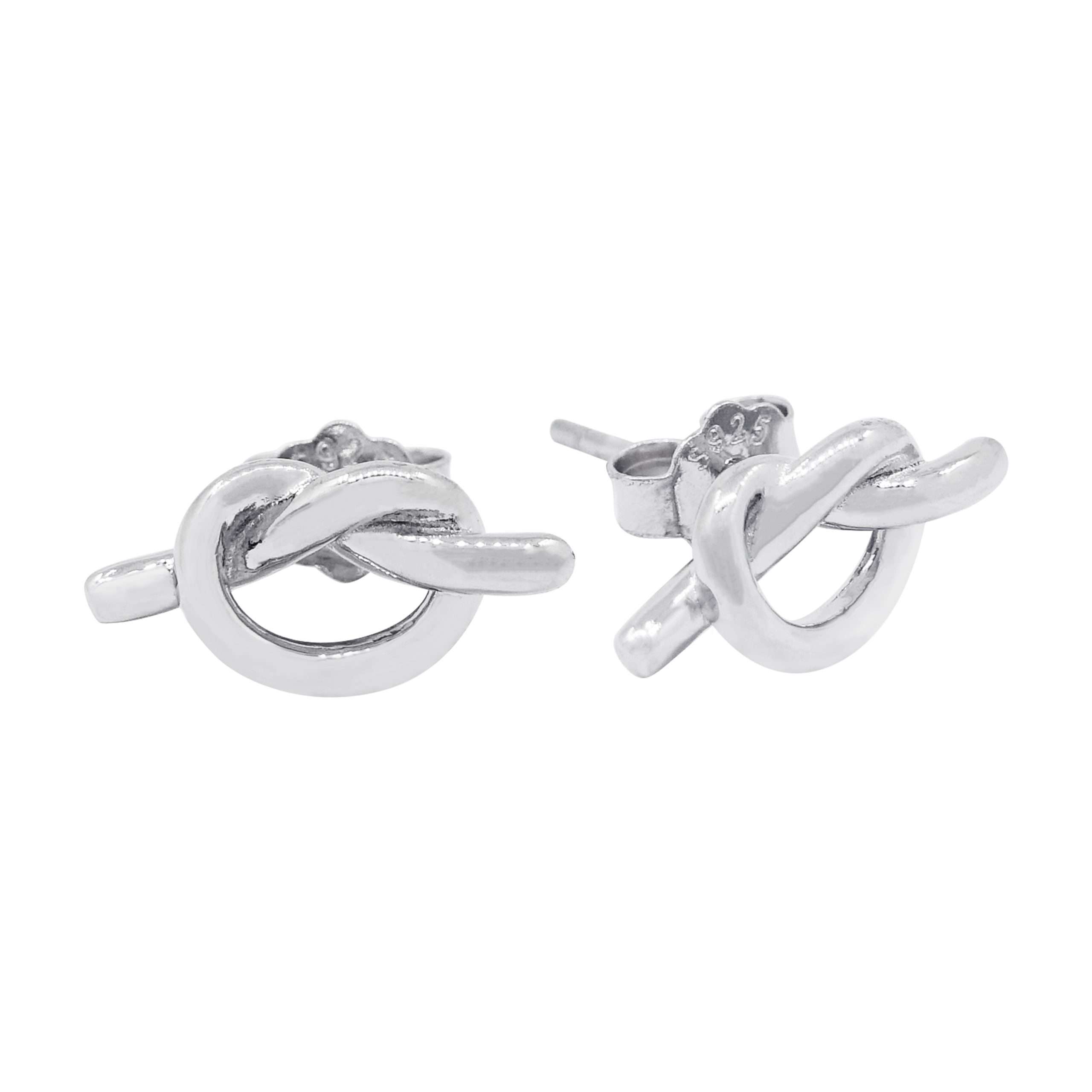 23121 <br> ear stud sailors knot .925 RP - Image 1
