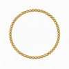 Fashion 404003 <br> Fashion bracelet 18K goldplated brass beads 3mm - set of 6 - Thumbnail Image 1