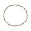 Fashion 404022 <br> Fashion bracelet 2mm goldplated brass alternating  w/ pearls - set of 6 - Thumbnail Image 1
