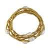 Fashion 404023 <br> Fashion bracelet Miyuki beads w/center pearl - Thumbnail Image 2