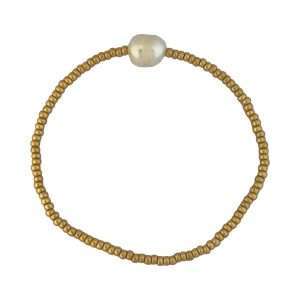 Fashion 404023 <br> Fashion bracelet Miyuki beads w/center pearl
