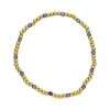 Fashion 404034 <br> Fashion bracelet 3mm goldplated brass w/faceted colored beads - light purple - set of 6 - Thumbnail Image 1