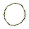 Fashion 404058 <br> Fashion bracelet with seed beads, alternating with 18K goldplated brass beads - blue - set of 6 - Thumbnail Image 1