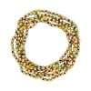 Fashion 404059 <br> Fashion bracelet 18K goldplated brass bead 3mm alternating w/ heishi - multicolor - set of 6 - Thumbnail Image 2