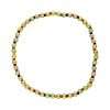 Fashion 404059 <br> Fashion bracelet 18K goldplated brass bead 3mm alternating w/ heishi - multicolor - set of 6 - Thumbnail Image 1