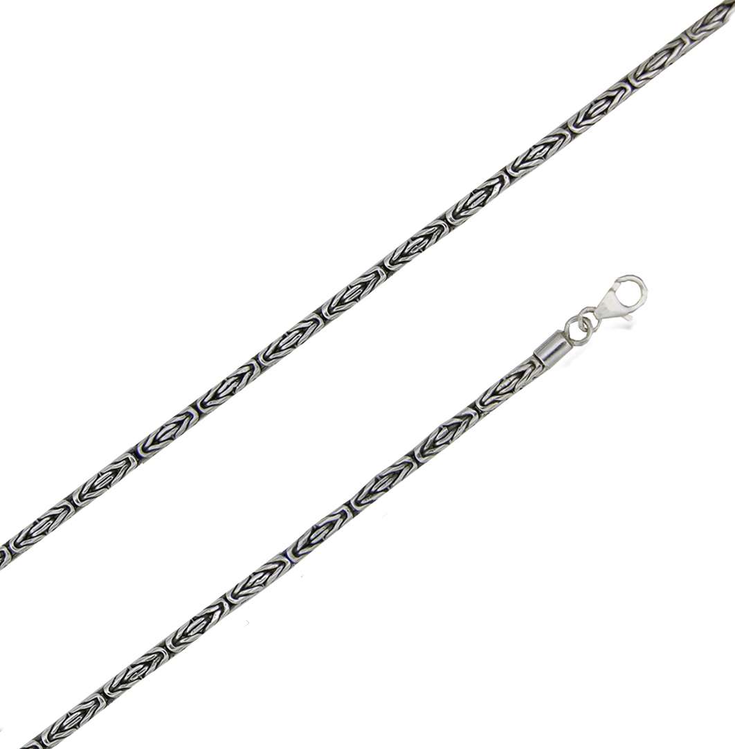 85002-16<br>chain Byzantine 2mm rd 16'' - Image 1