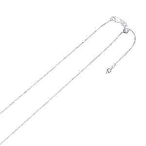 C4186-22 <br> chain D/C bead 120 / 1.2mm adjustable - 22"