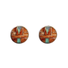 Inlay E-2046S-post<br> earring inlay round small post - Thumbnail Image 3