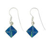 Inlay E-2263S-wire <br> earring inlay diamond on wire - Thumbnail Image 6
