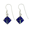 Inlay E-2263S-wire <br> earring inlay diamond on wire - Thumbnail Image 5