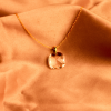 Close-Out-95282<br>necklace color crystal CZ candy hook drop 16"+2" ext  .925 GP.. - Thumbnail Image 5