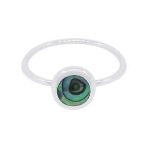 10504<br>ring round7 ABALONE .925