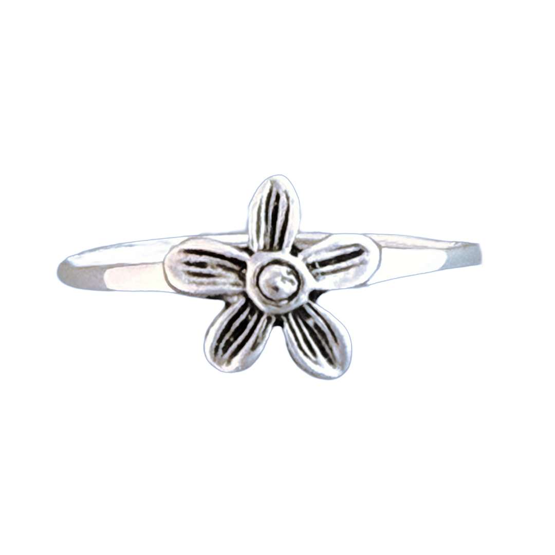 11313<br>ring small 5 petal flower 925 *5-9 - Image 1