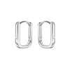 22855<br>huggie 10x2 single CZ  .925 E-coat - Thumbnail Image 1