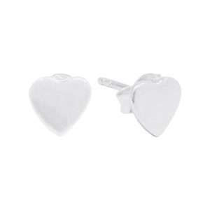 23128<br>ear stud sm hammered heart