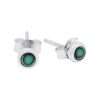 23531<br>ear stud 4mm bezel ABALONE .925 - Sold in 2's - Thumbnail Image 1