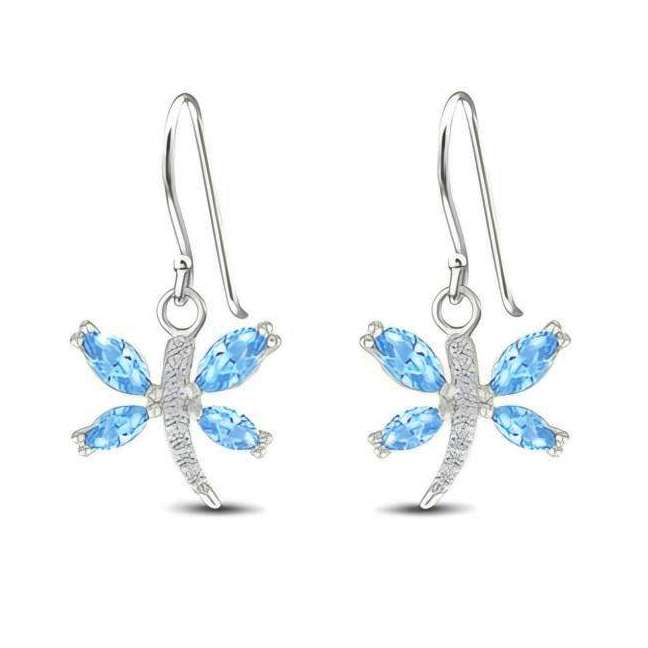 23509 earring hummingbird