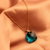Close-Out-95282<br>necklace color crystal CZ candy hook drop 16"+2" ext  .925 GP.. - Thumbnail Image 4
