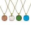 Close-Out-95282<br>necklace color crystal CZ candy hook drop 16"+2" ext  .925 GP.. - Thumbnail Image 1