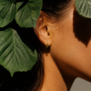 92177<br>earring 12mm endless hoop .925 GP - Thumbnail Image 2