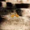 28079<br>ear stud 9x7 enamel rubber ducky .925 E-coat - Sold in 2's - Thumbnail Image 3