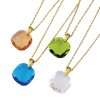 Close-Out-95282<br>necklace color crystal CZ candy hook drop 16"+2" ext  .925 GP.. - Thumbnail Image 6