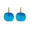 Close-Out-92282<br>earring color crystal CZ candy drop  GP .925.. - Thumbnail Image 1