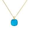 Close-Out-95282<br>necklace color crystal CZ candy hook drop 16"+2" ext  .925 GP.. - Thumbnail Image 10