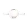 10505<br>ring round 7mm MOTHER OF PEARL  .925 - Thumbnail Image 3