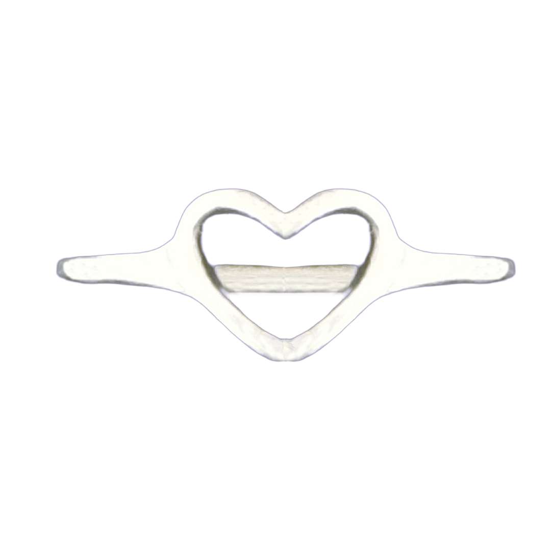 11312<br>ring small open heart 925 *5-9 - Image 1