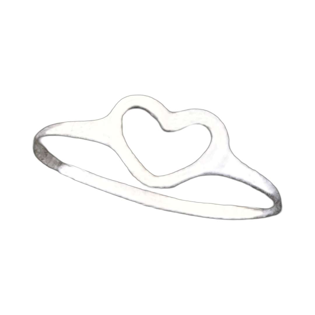 11312<br>ring small open heart 925 *5-9 - Image 2
