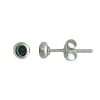 23531<br>ear stud 4mm bezel ABALONE .925 - Sold in 2's - Thumbnail Image 2