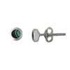 23539<br>ear stud 5mm bezel ABALONE .925 - Sold in 2's - Thumbnail Image 2